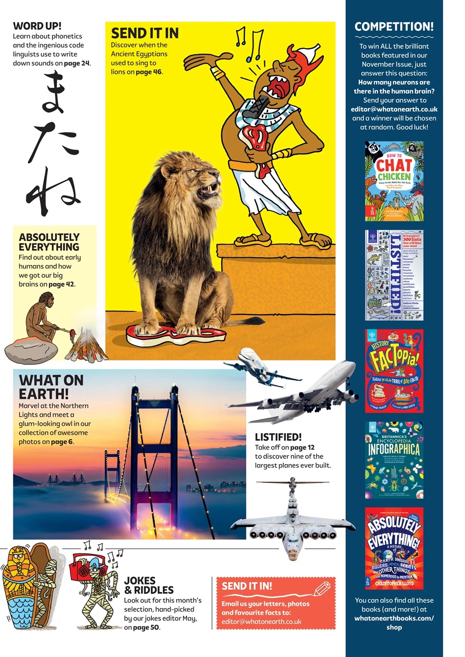 What on Earth! Magazine Preview Pages