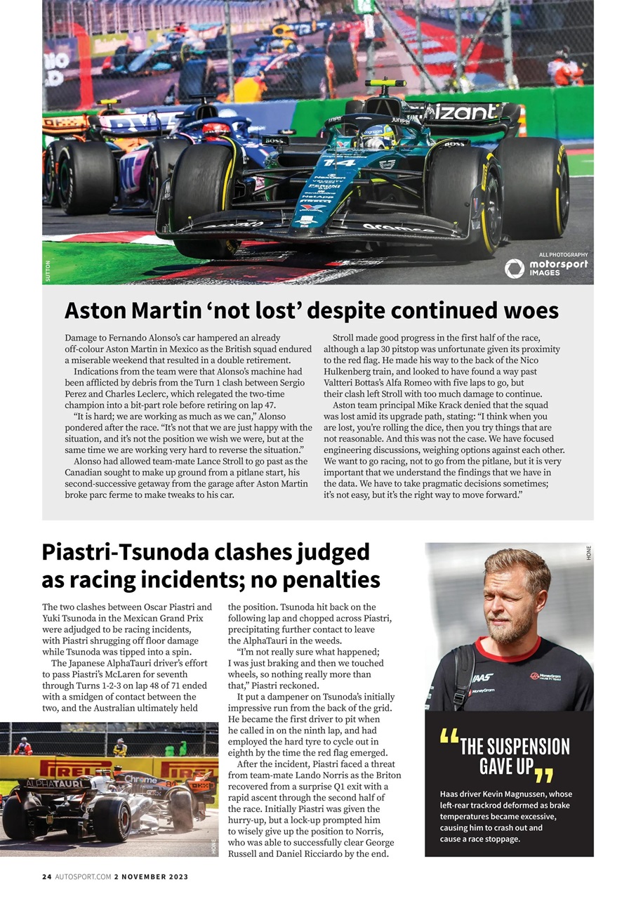 Autosport Preview Pages