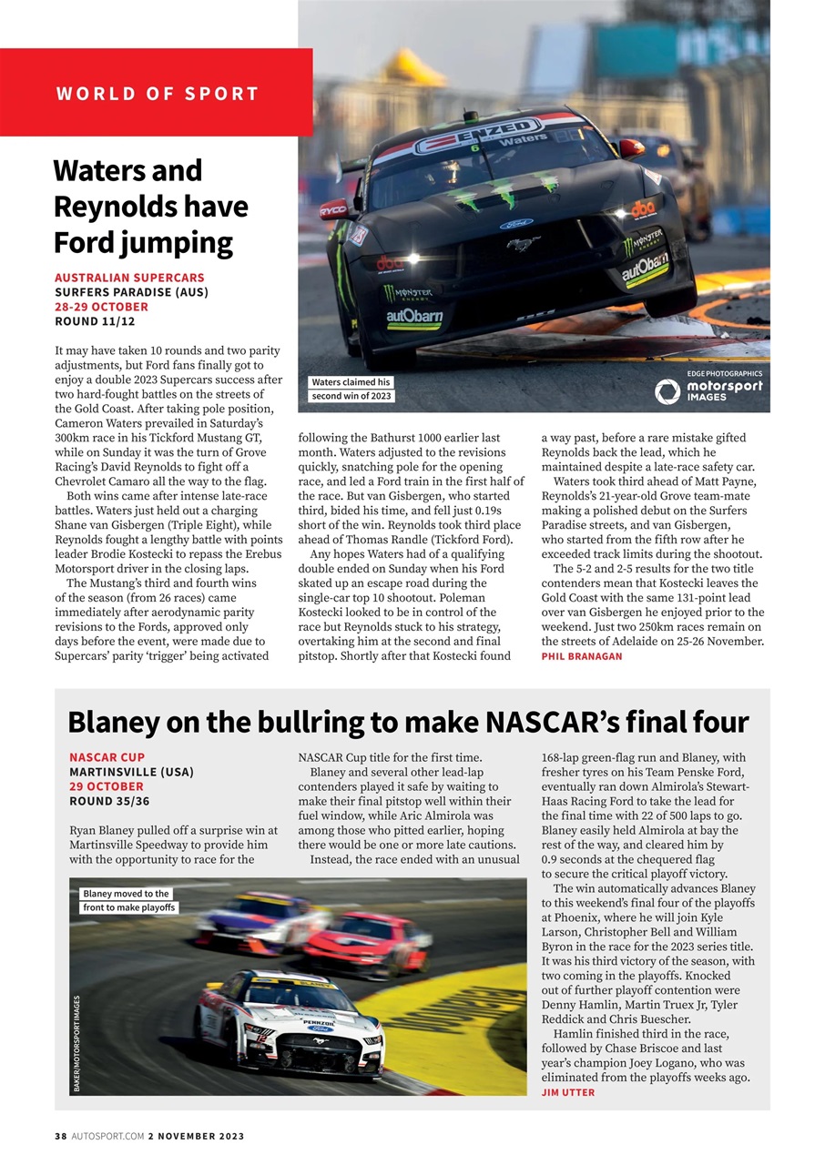 Autosport Preview Pages