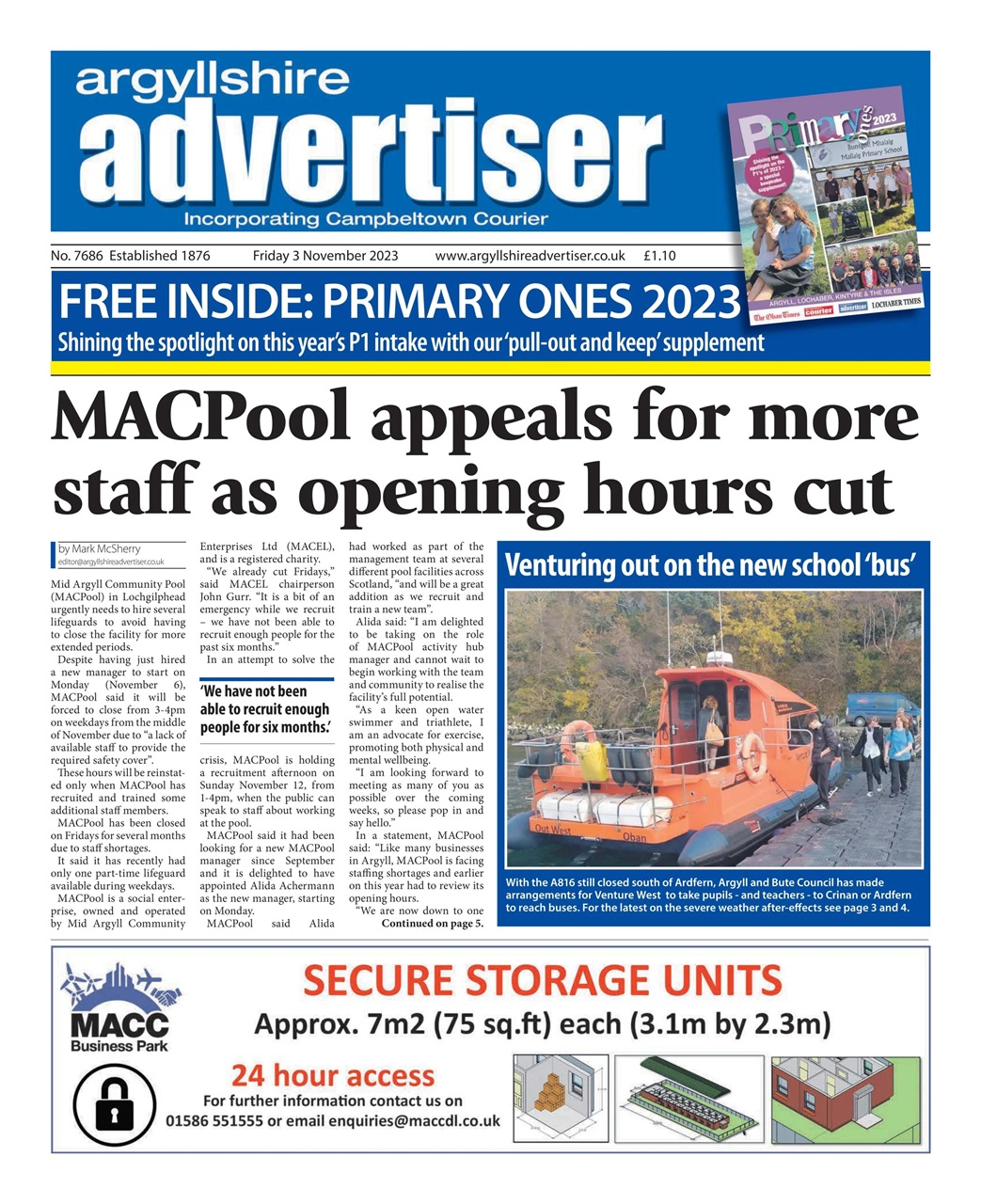 Argyllshire Advertiser Preview Pages