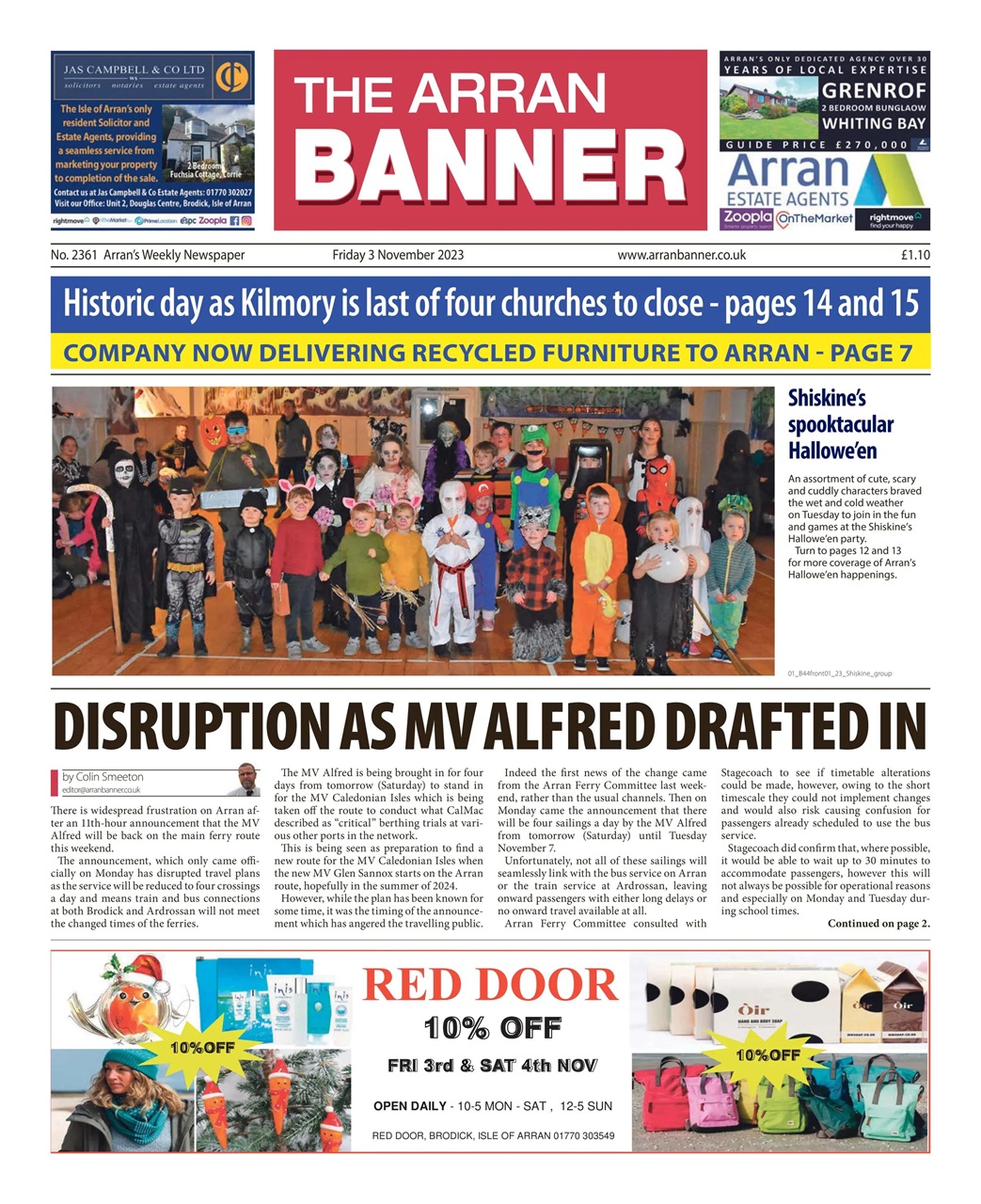 Arran Banner Preview Pages