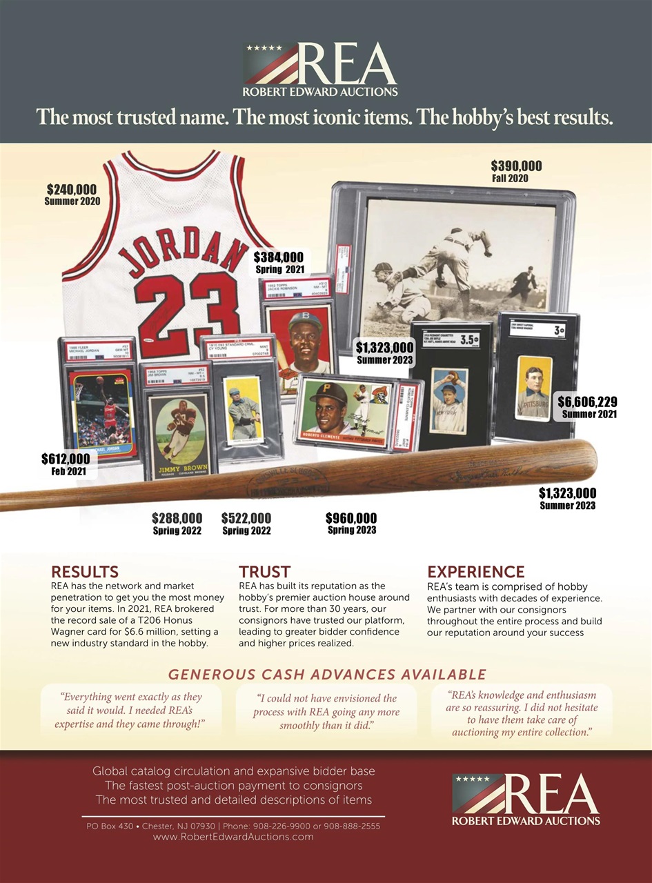 Beckett Vintage Collector Magazine Preview Pages