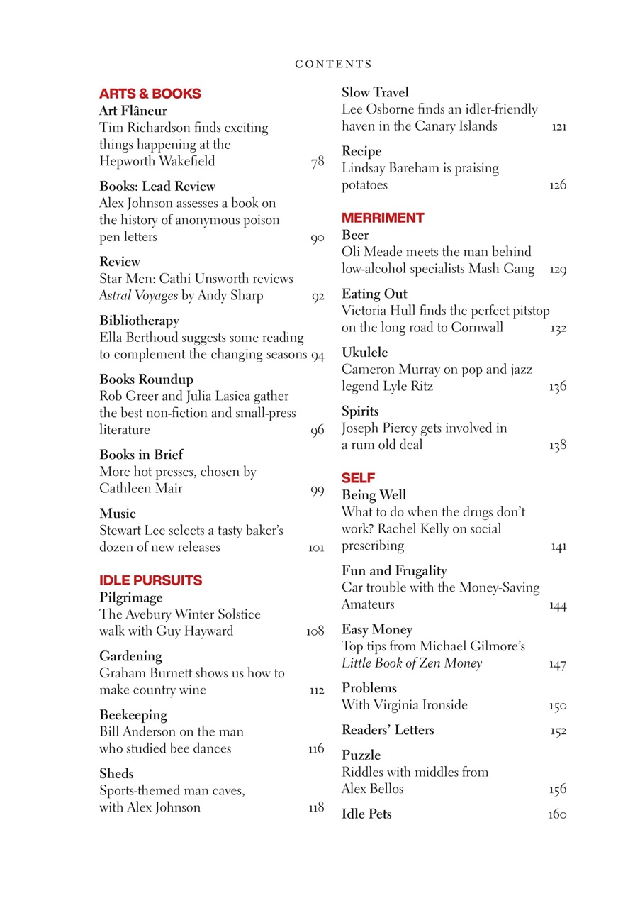 The Idler Magazine Preview Pages