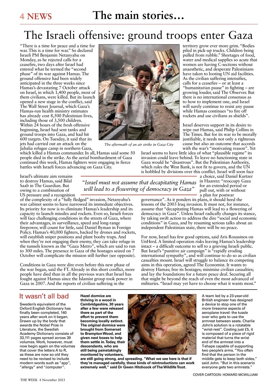 The Week Preview Pages