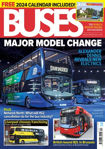 Buses Magazine issue December 2023
