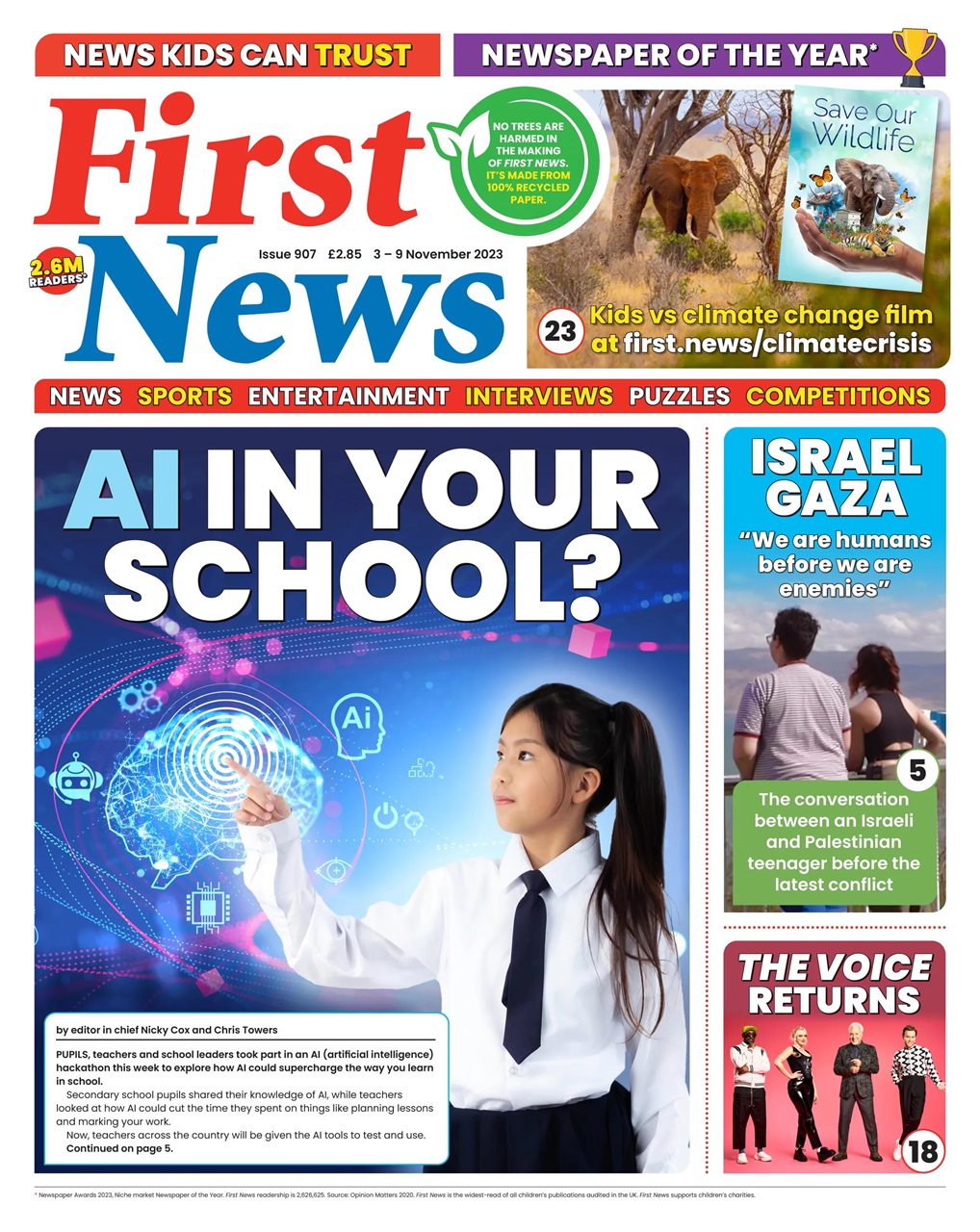 First News Preview Pages