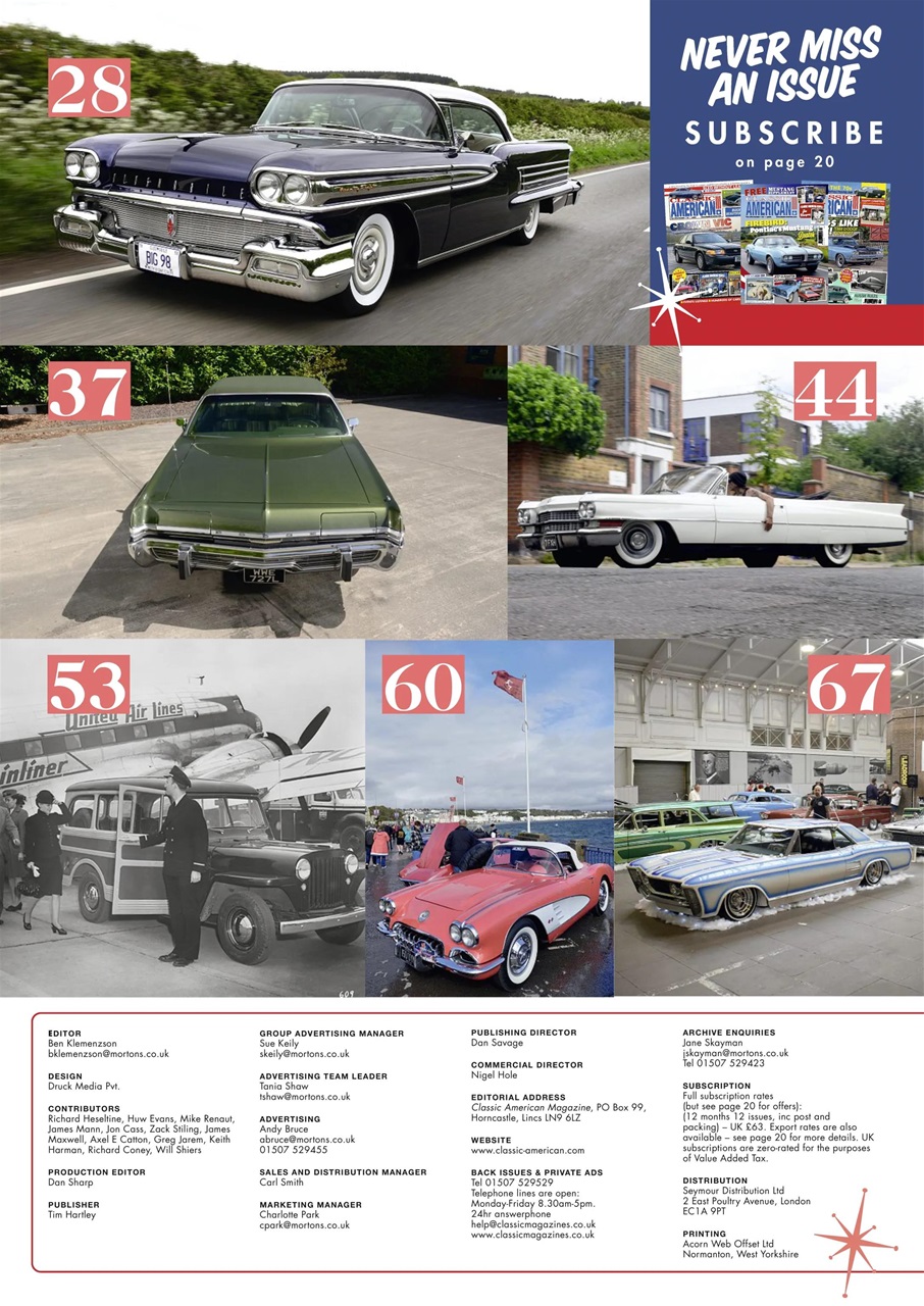 Classic American Magazine Preview Pages