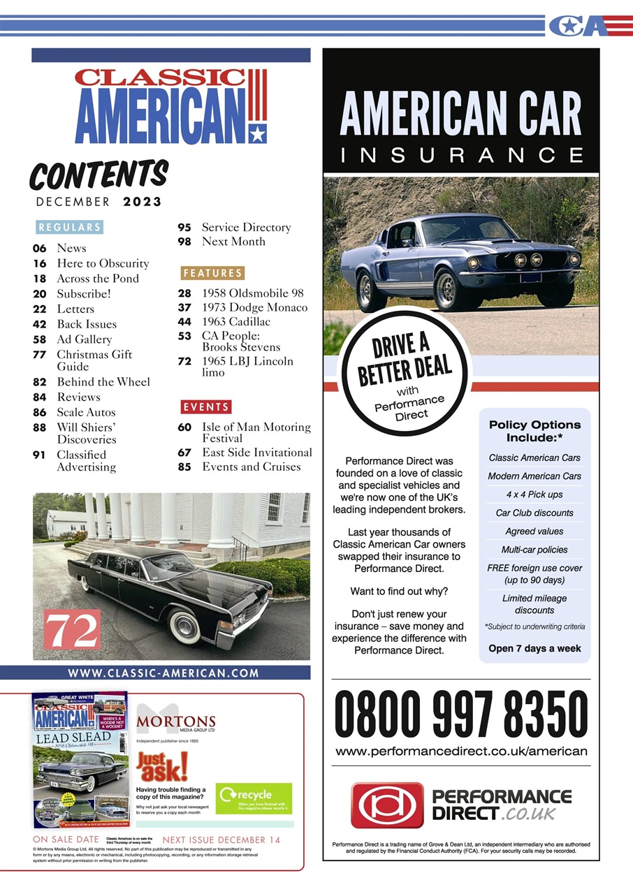 Classic American Magazine Preview Pages