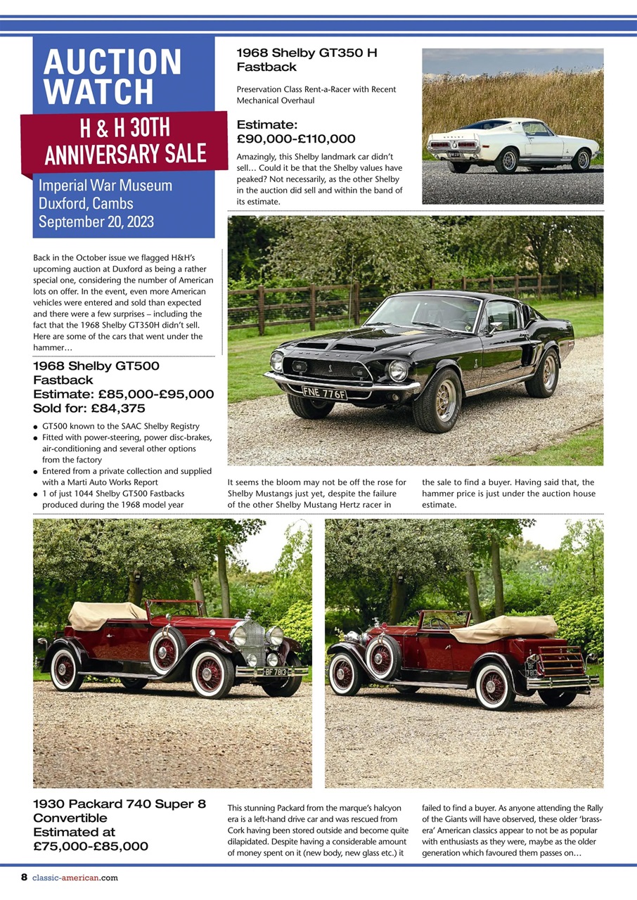 Classic American Magazine Preview Pages