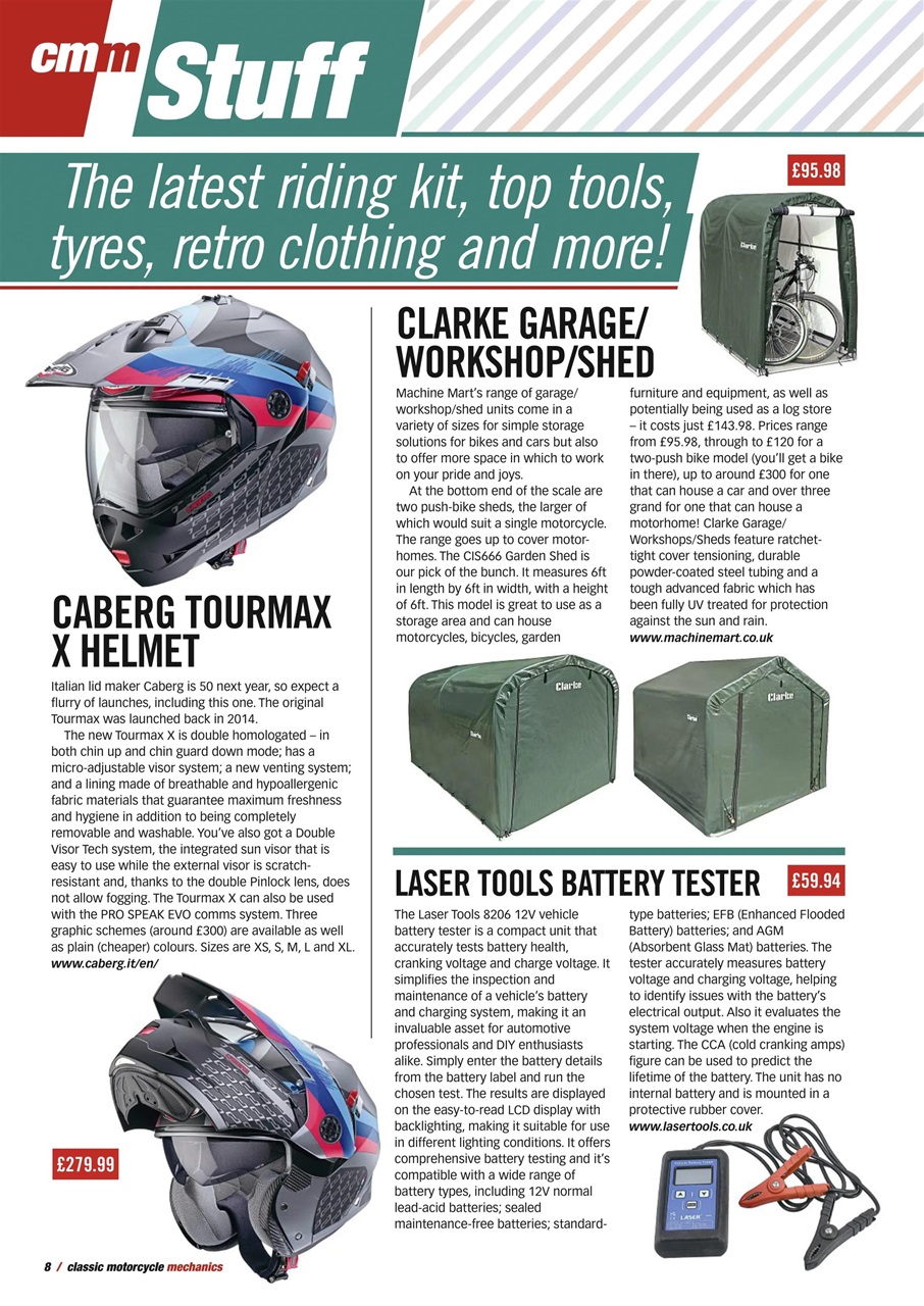 Classic Motorcycle Mechanics Preview Pages