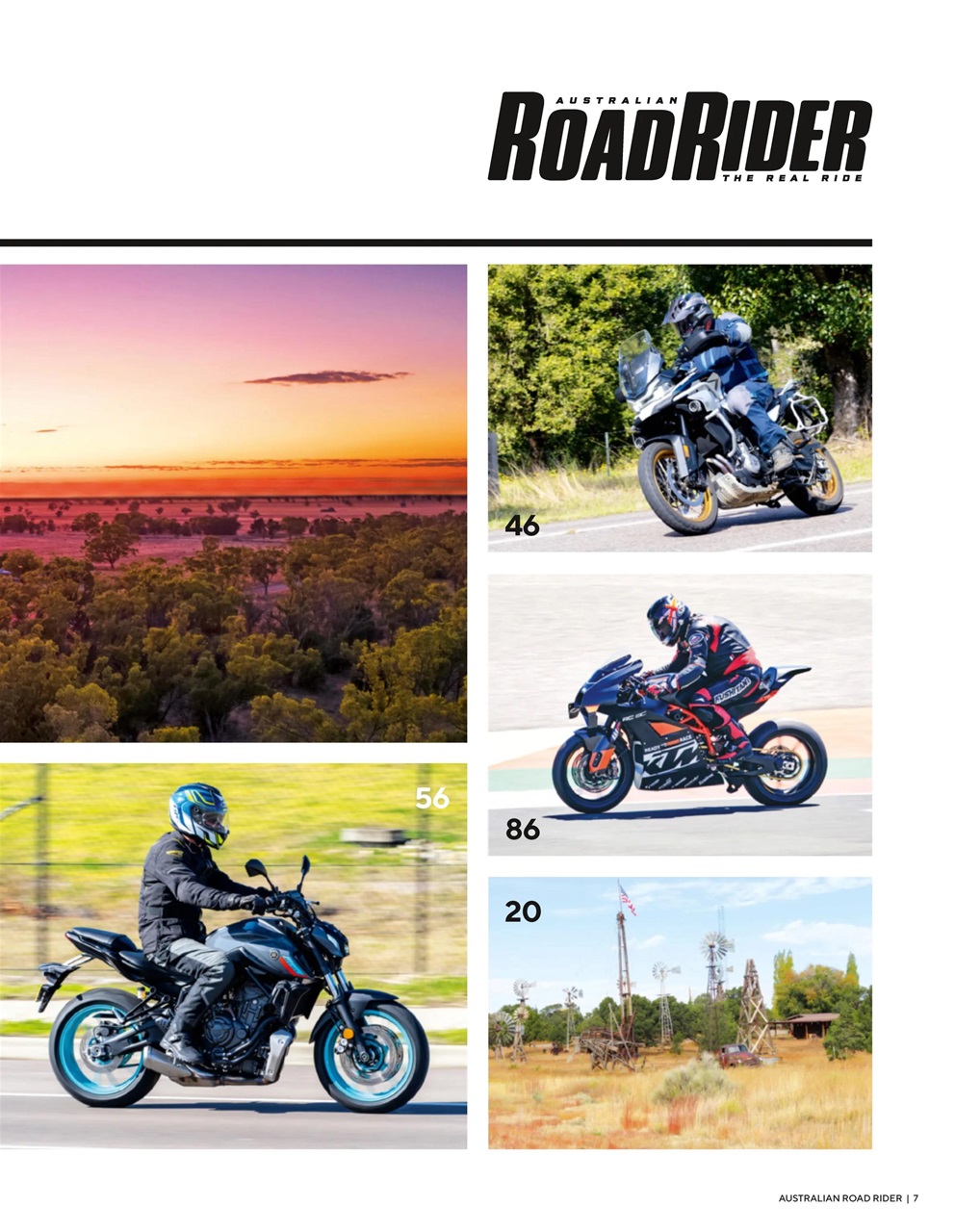 Australian Road Rider Preview Pages