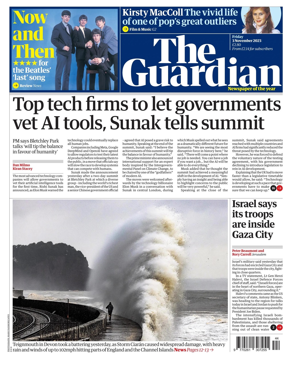 The Guardian Newspaper Preview Pages