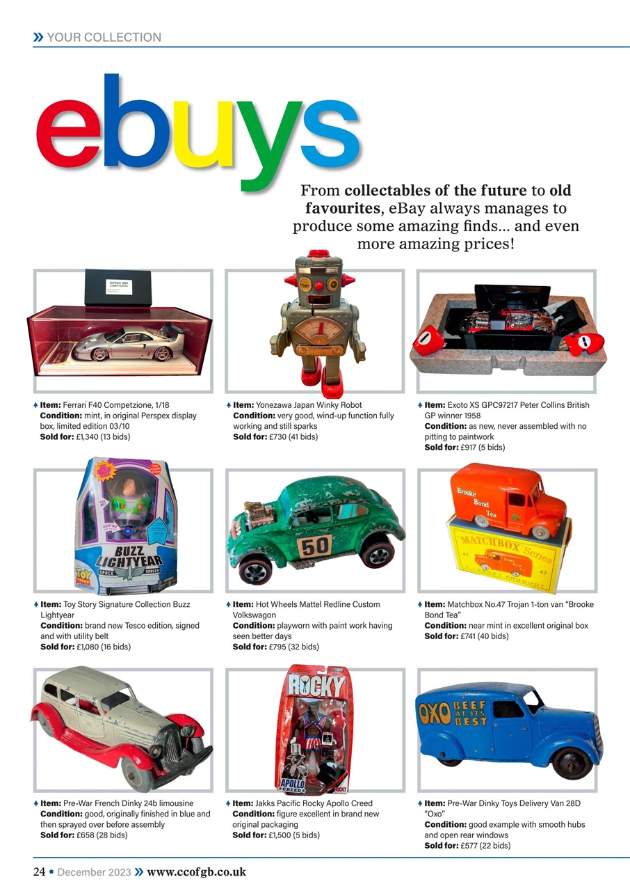 Collectors Gazette Preview Pages