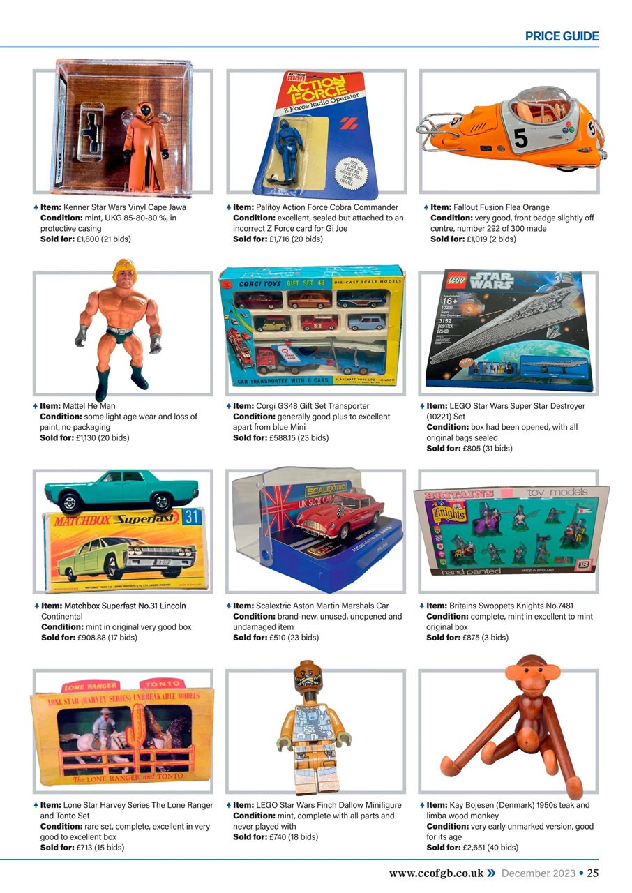 Collectors Gazette Preview Pages