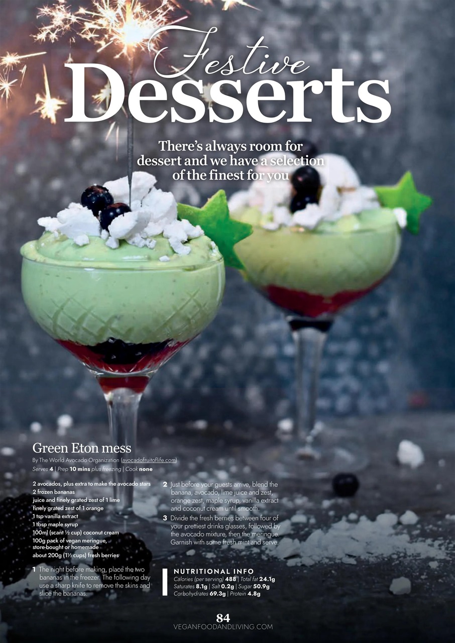 Vegan Food & Living Magazine Preview Pages