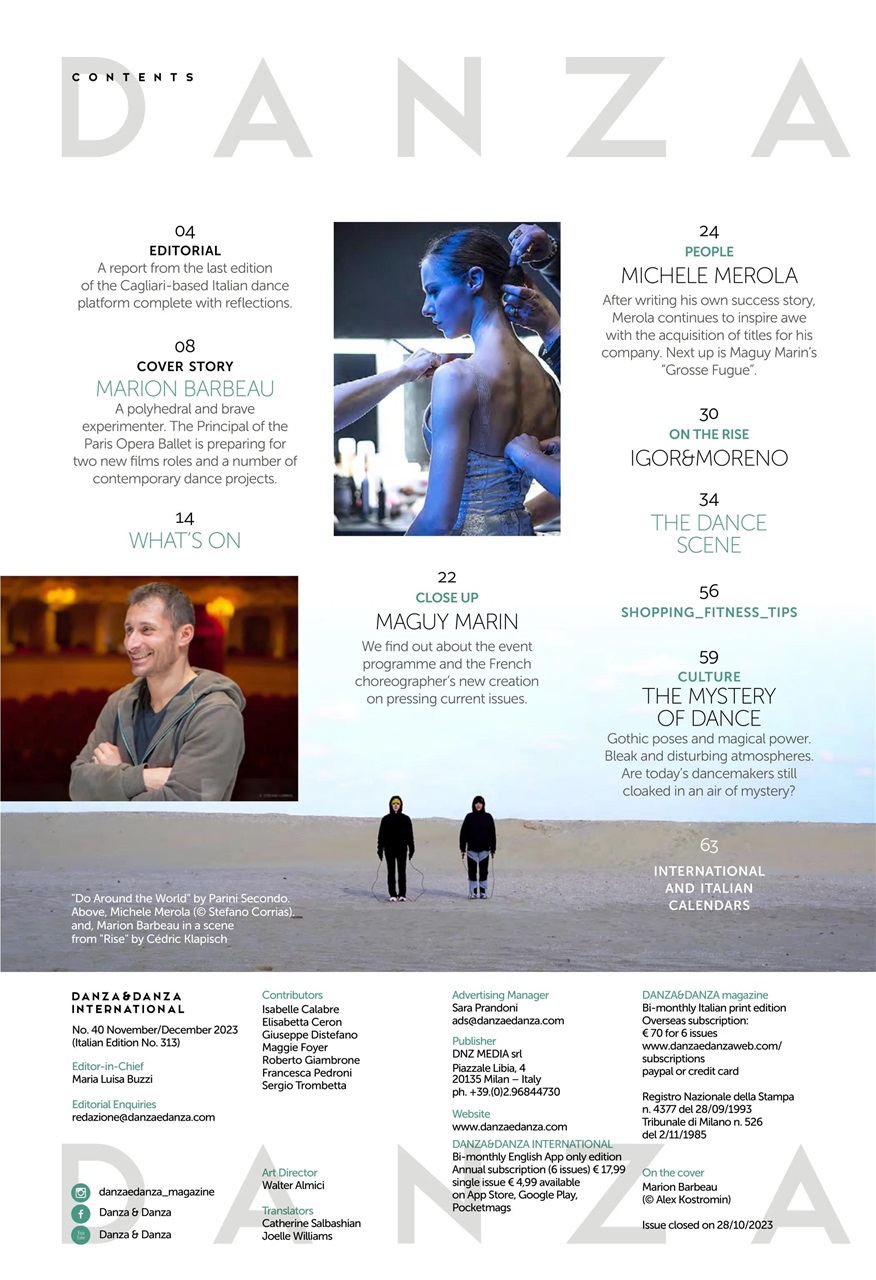 DANZA&DANZA International Preview Pages