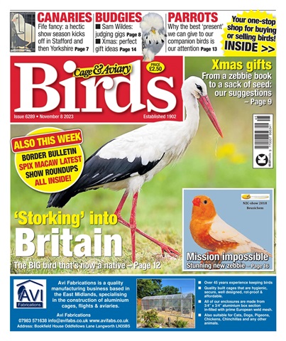 Cage & Aviary Birds issue 8-Nov-23