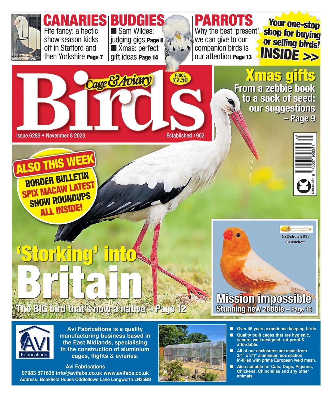 Cage & Aviary Birds Preview Pages