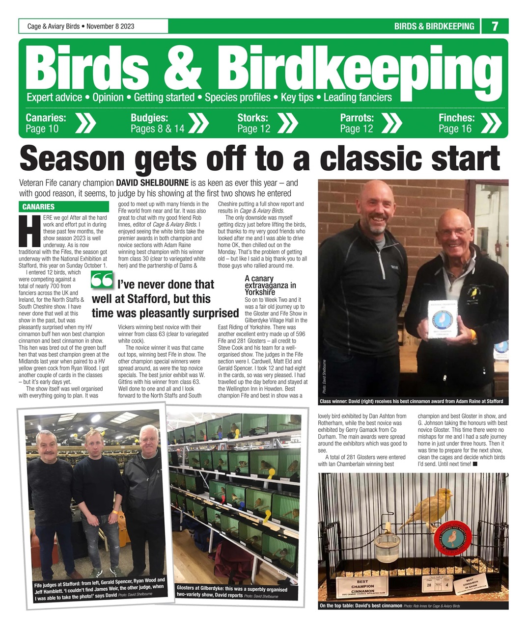 Cage & Aviary Birds Preview Pages