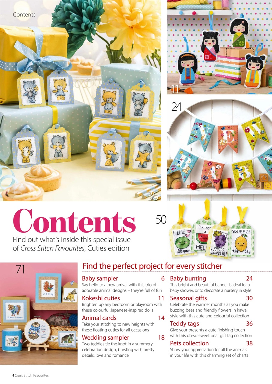 Cross Stitch Favourites Preview Pages