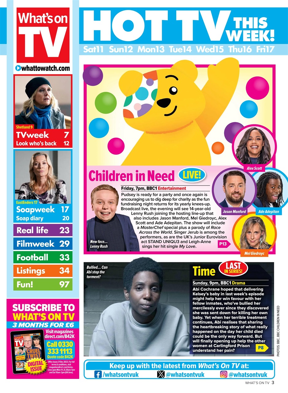 What's on TV Preview Pages