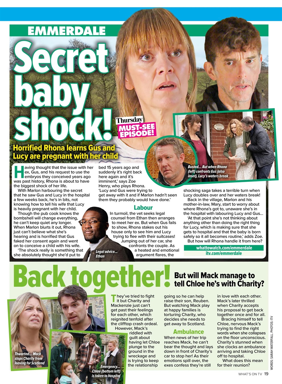 What's on TV Preview Pages