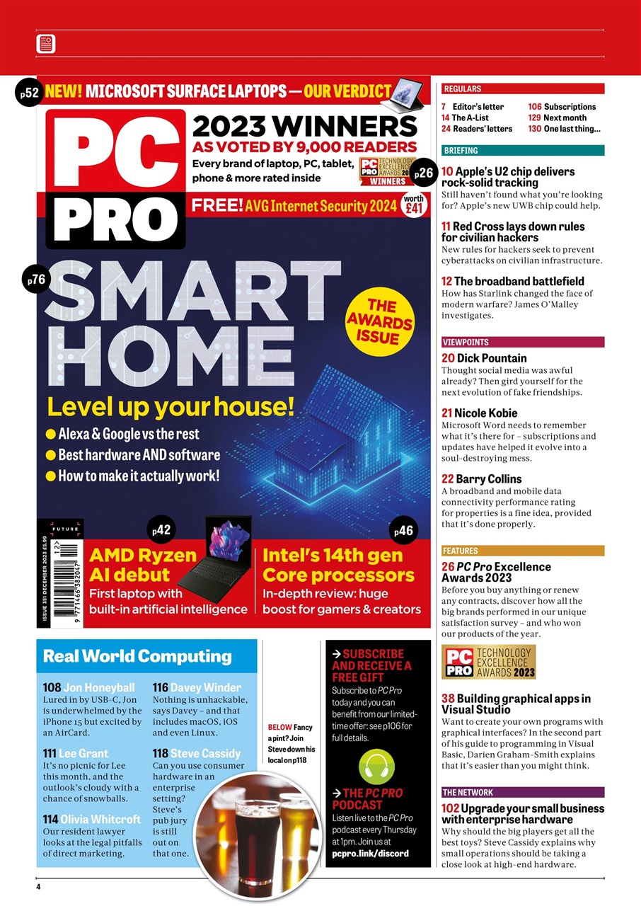 PC Pro Preview Pages