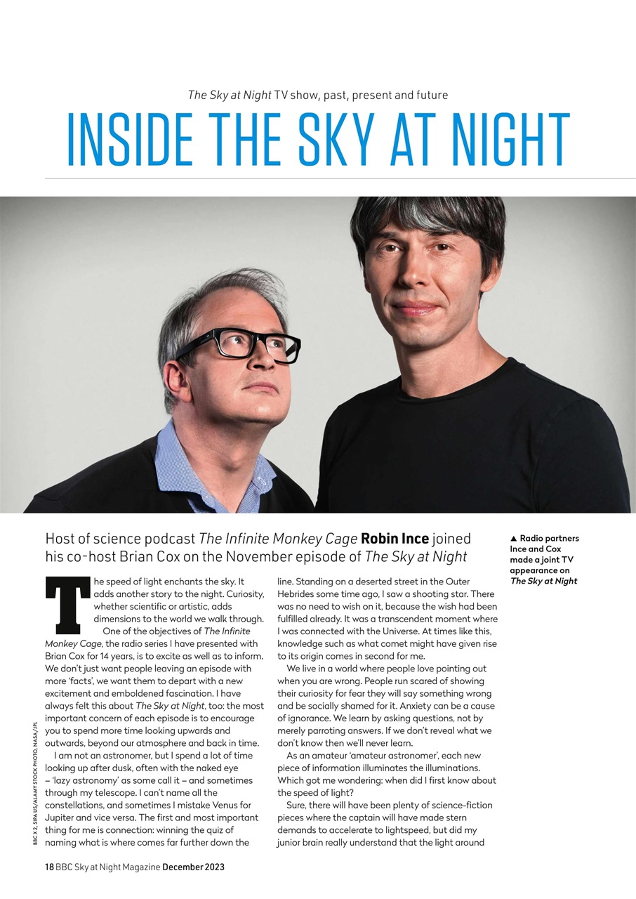 BBC Sky at Night Magazine Preview Pages