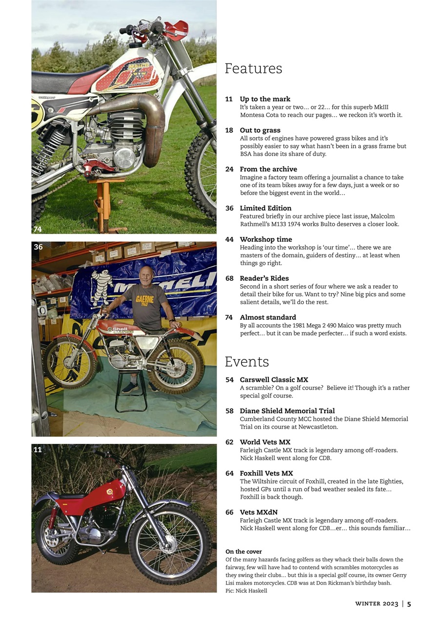 Classic Dirt Bike Preview Pages
