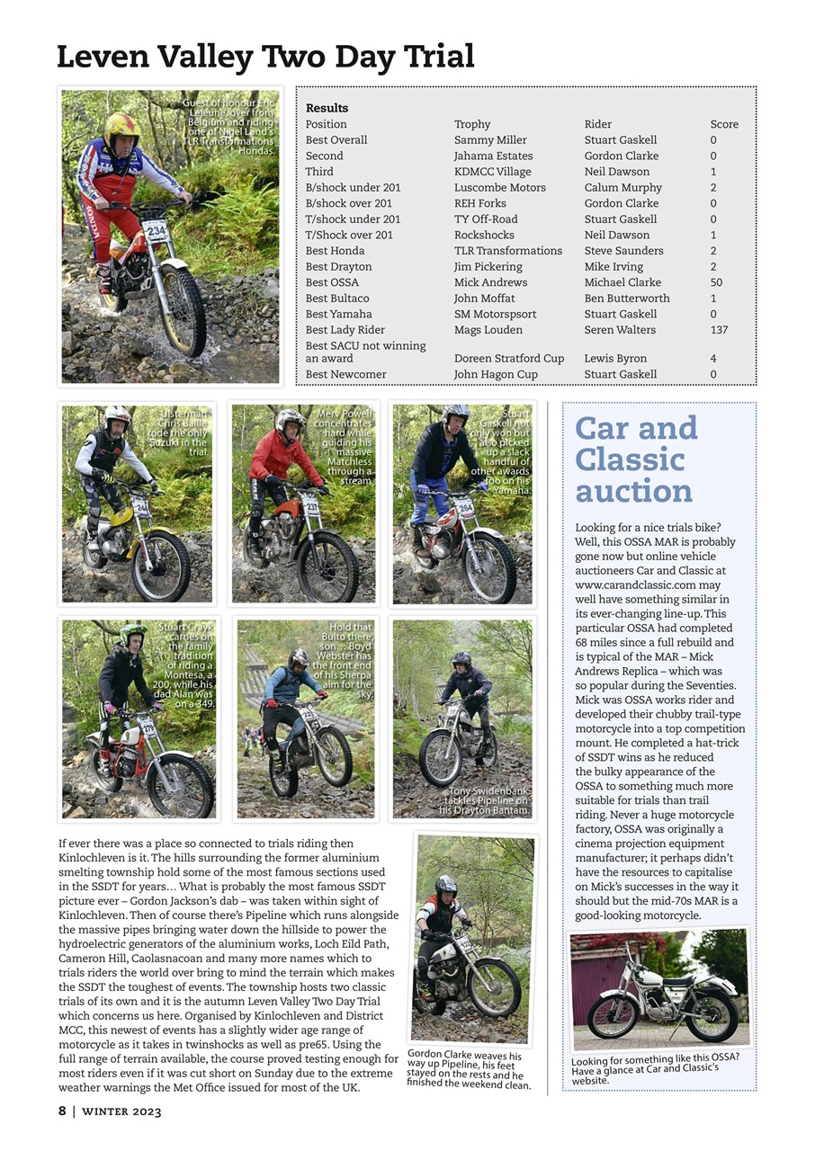 Classic Dirt Bike Preview Pages