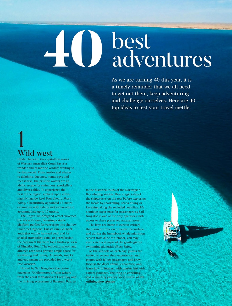 Vacations & Travel Preview Pages