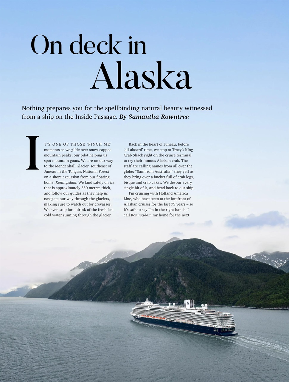 Vacations & Travel Preview Pages