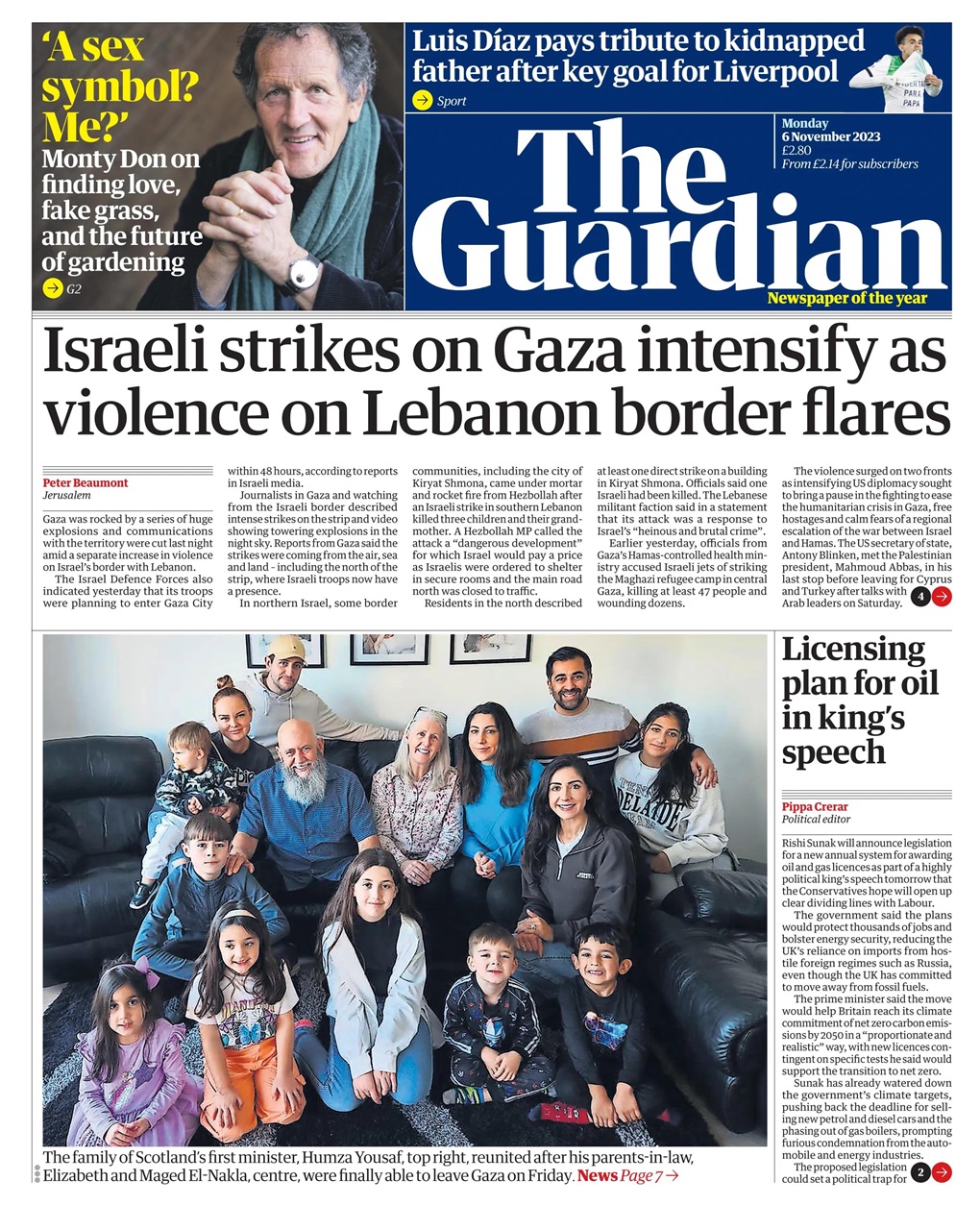 The Guardian Newspaper Preview Pages