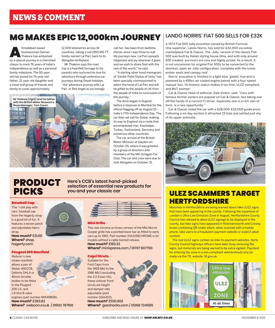 Classic Car Buyer Preview Pages