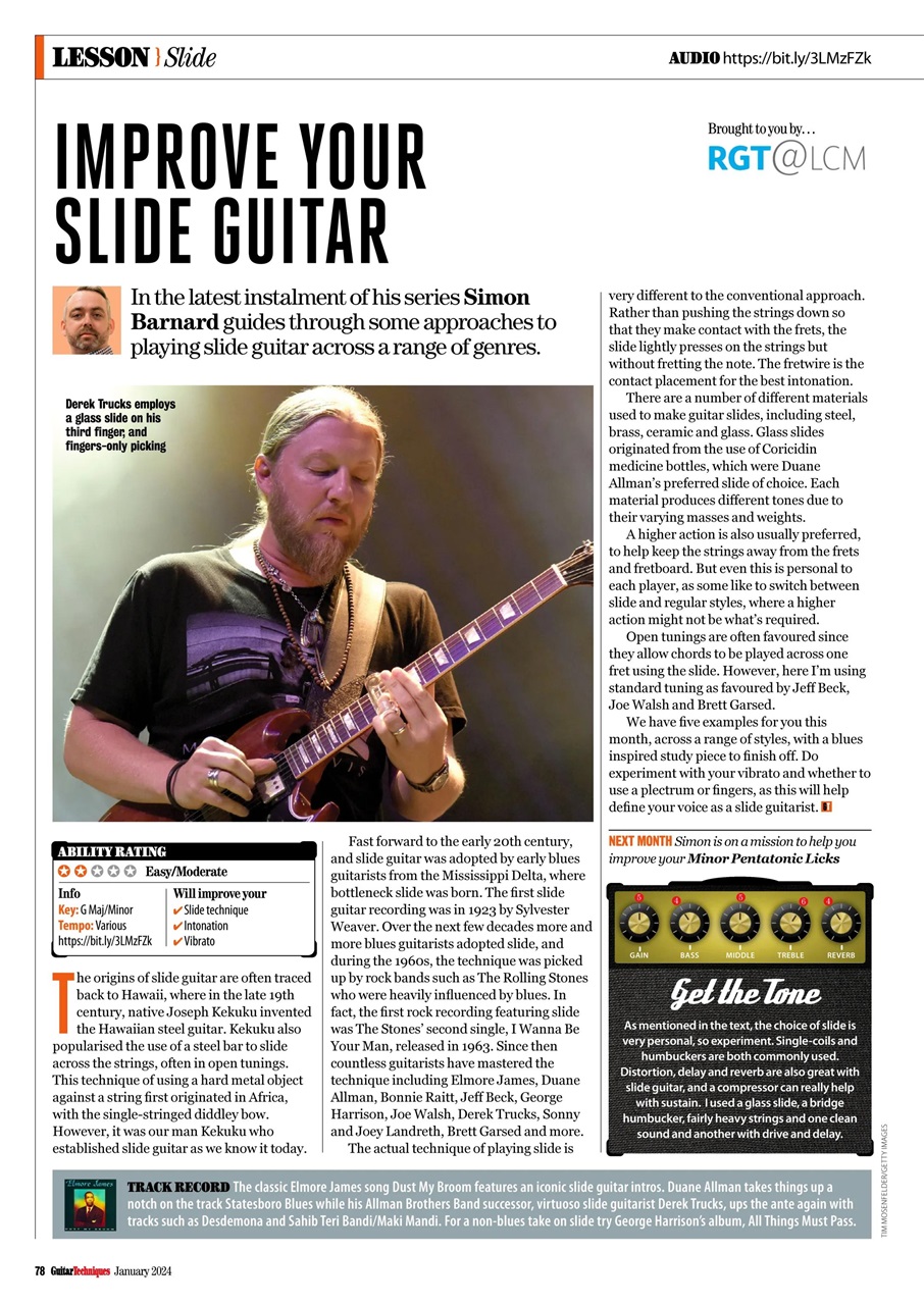 Guitar Techniques Preview Pages