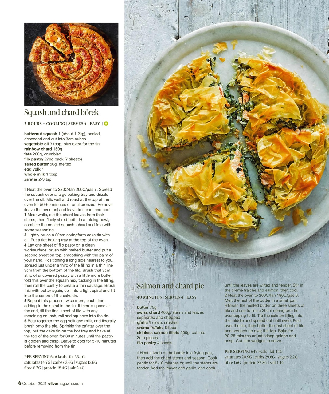 Olive Magazine Preview Pages