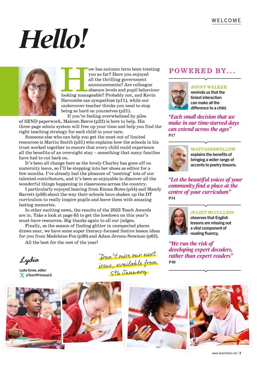 Teach Primary Preview Pages