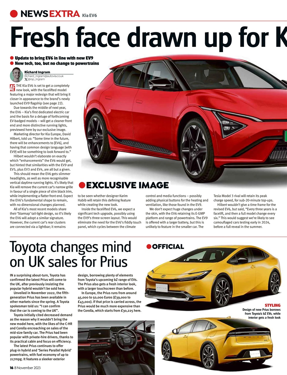 Auto Express Preview Pages