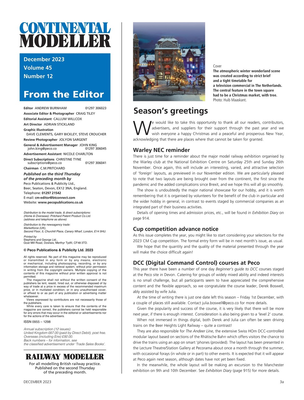 Continental Modeller Preview Pages