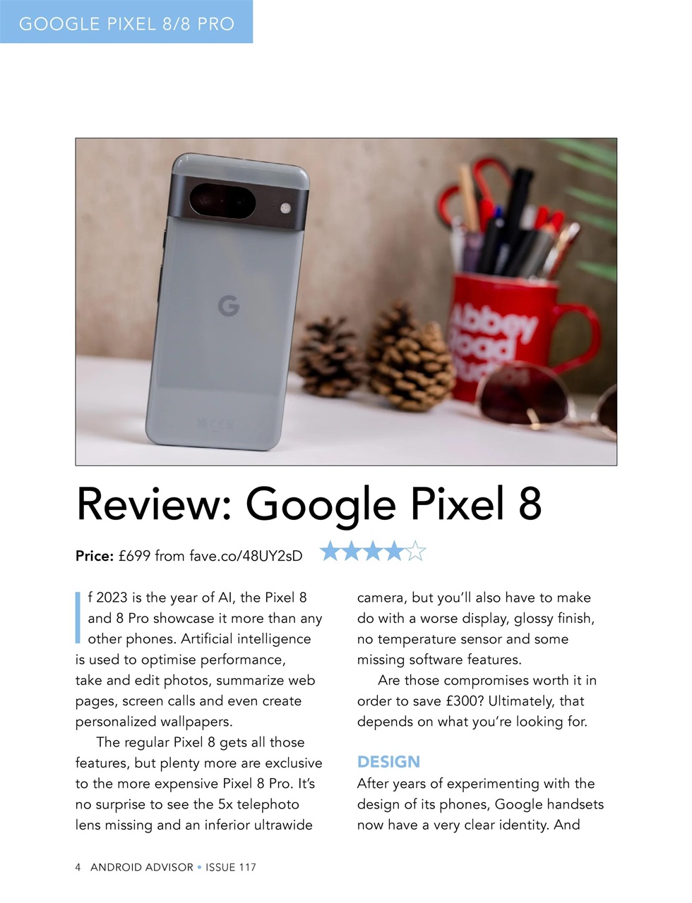 Android Advisor Preview Pages