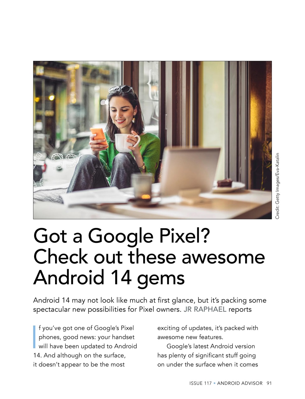 Android Advisor Preview Pages