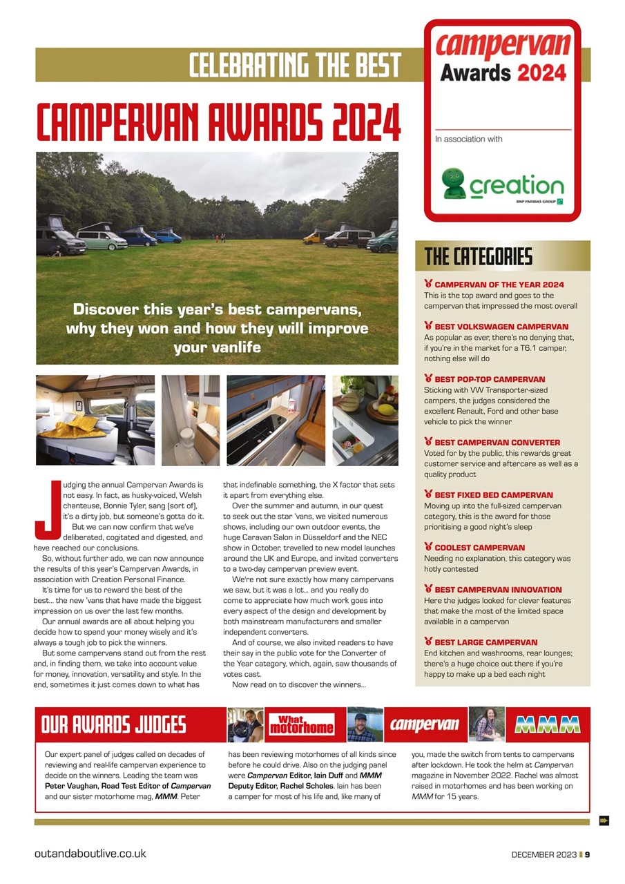 Campervan Preview Pages