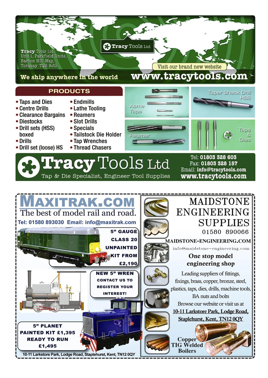 Model Engineer & Workshop Magazine Preview Pages