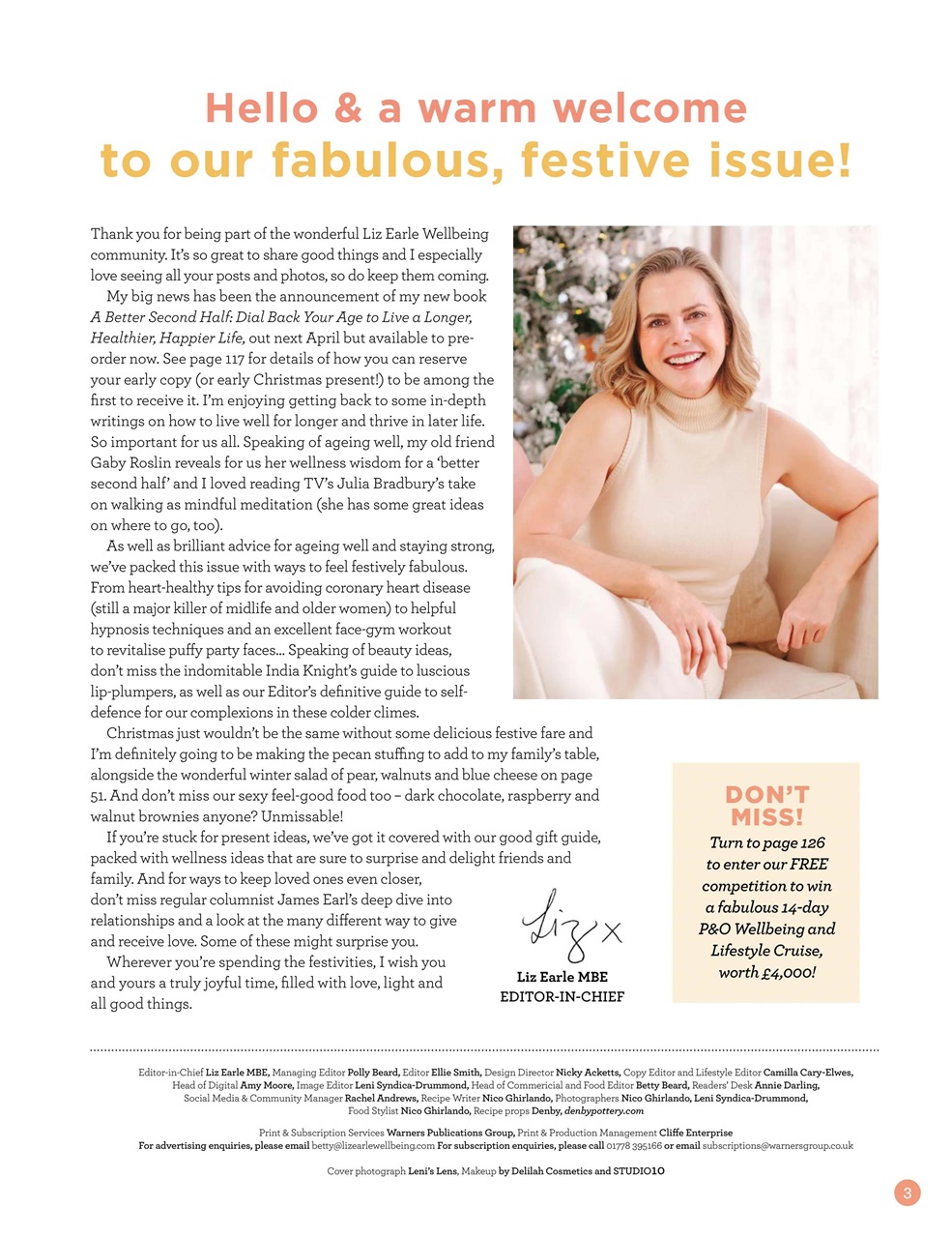 Liz Earle Wellbeing Preview Pages