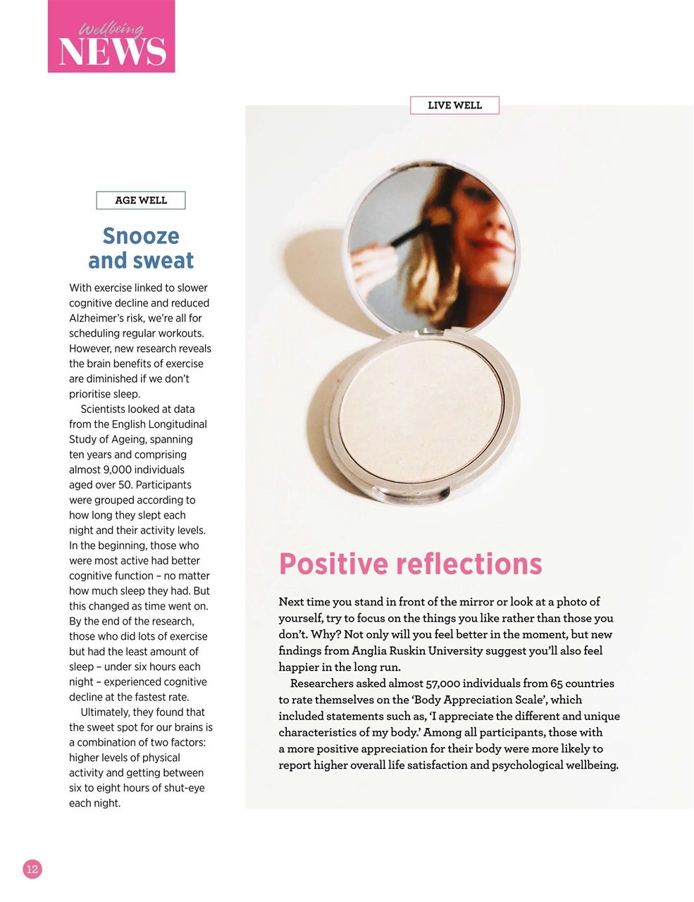 Liz Earle Wellbeing Preview Pages