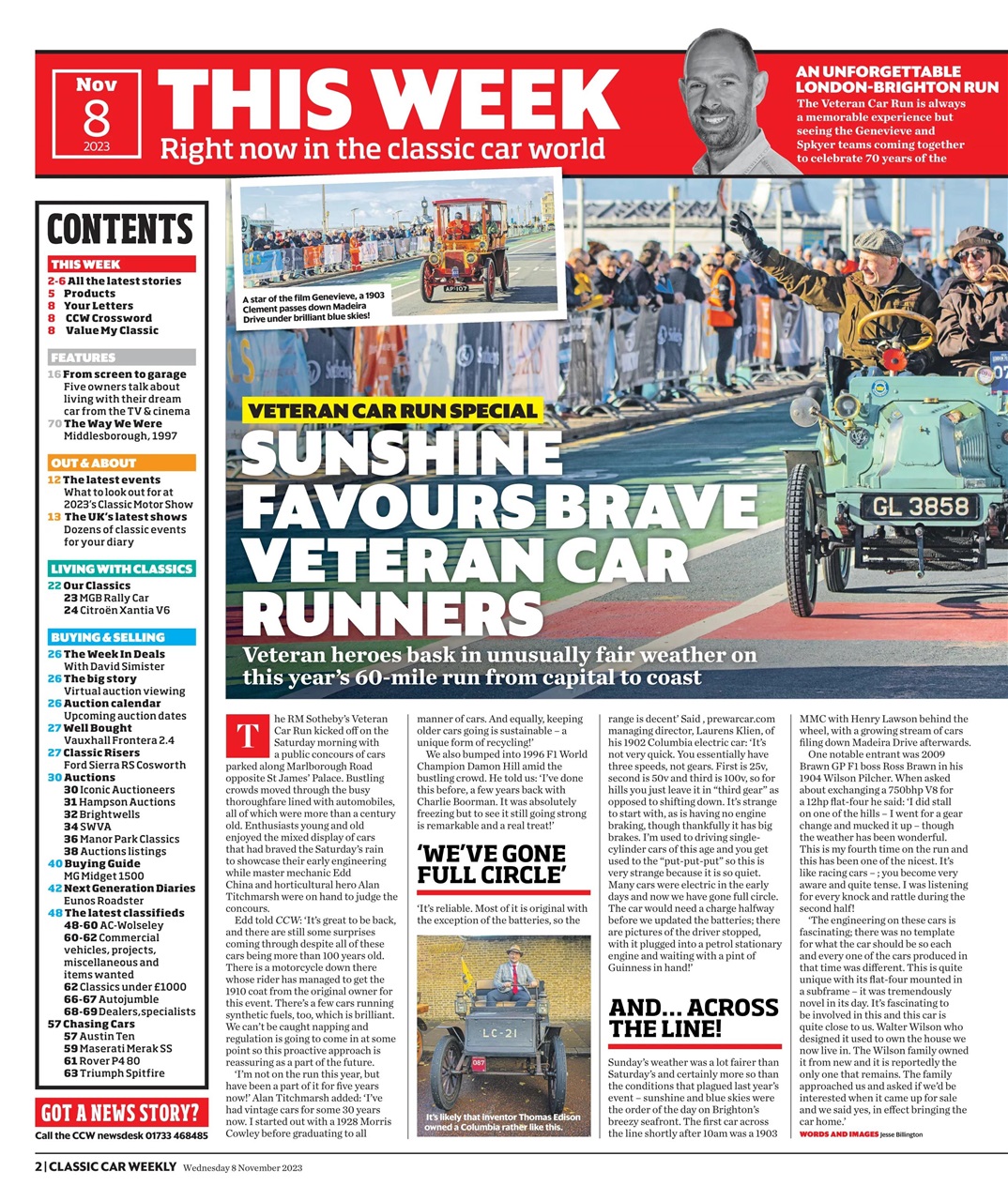 Classic Car Weekly Preview Pages