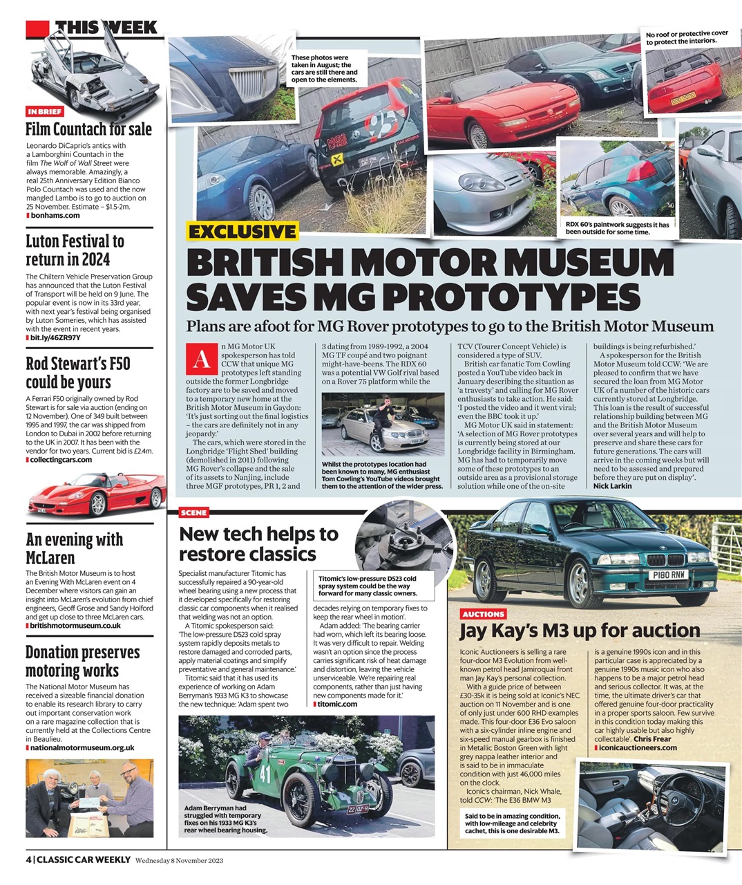 Classic Car Weekly Preview Pages