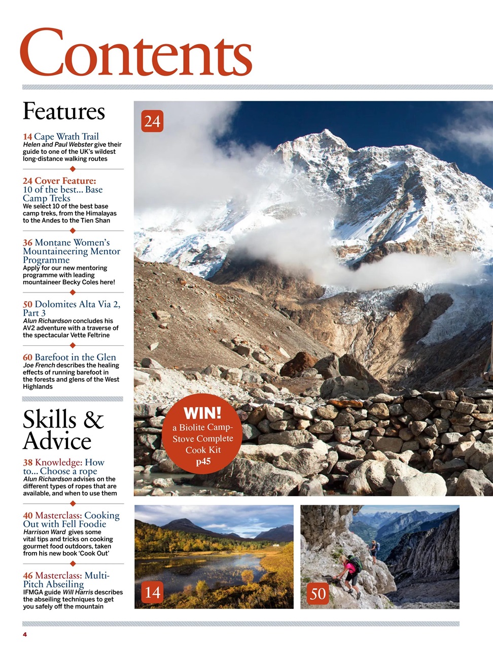 Trek & Mountain Magazine Preview Pages