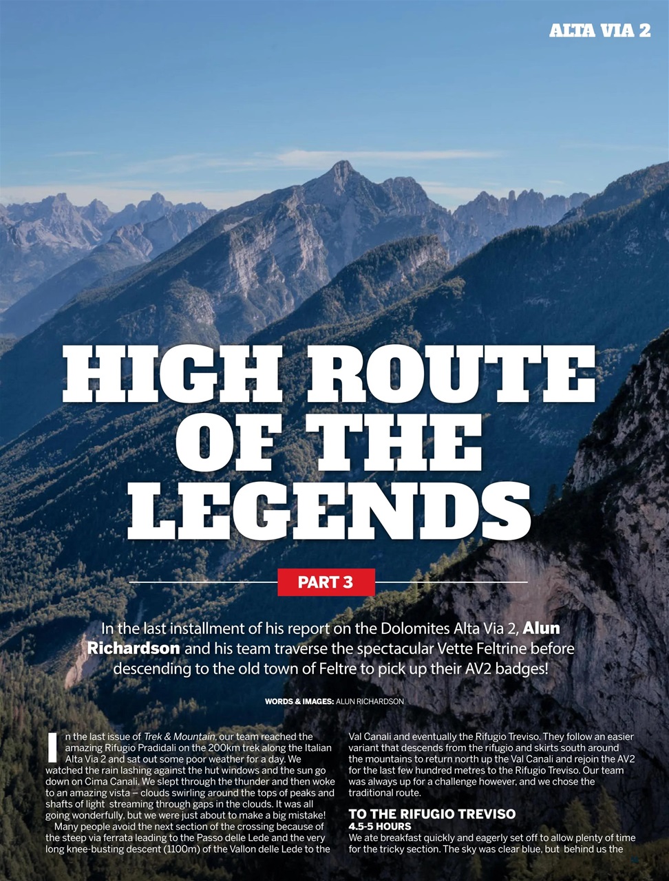Trek & Mountain Magazine Preview Pages