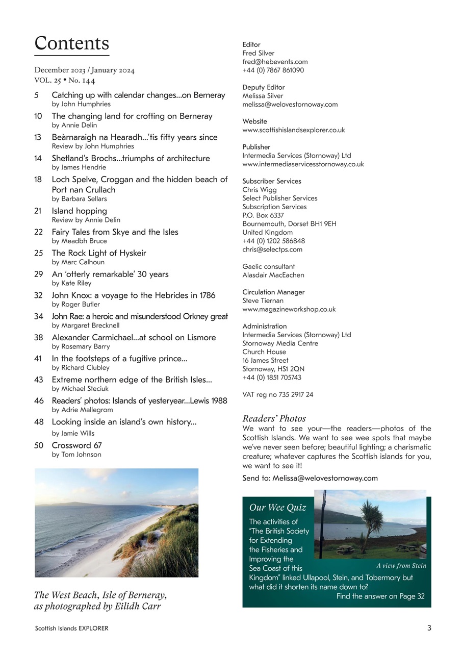 Scottish Islands Explorer Preview Pages